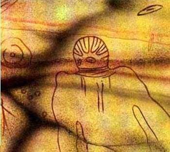петроглиф, Тассили, Сахара, 6 тыс. лет до н.э.